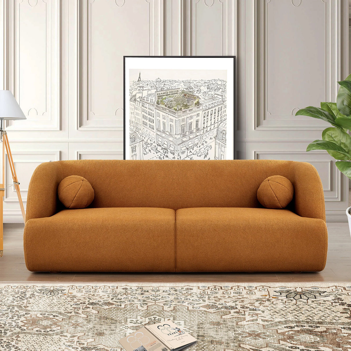 Vivienne French Boucle Sofa