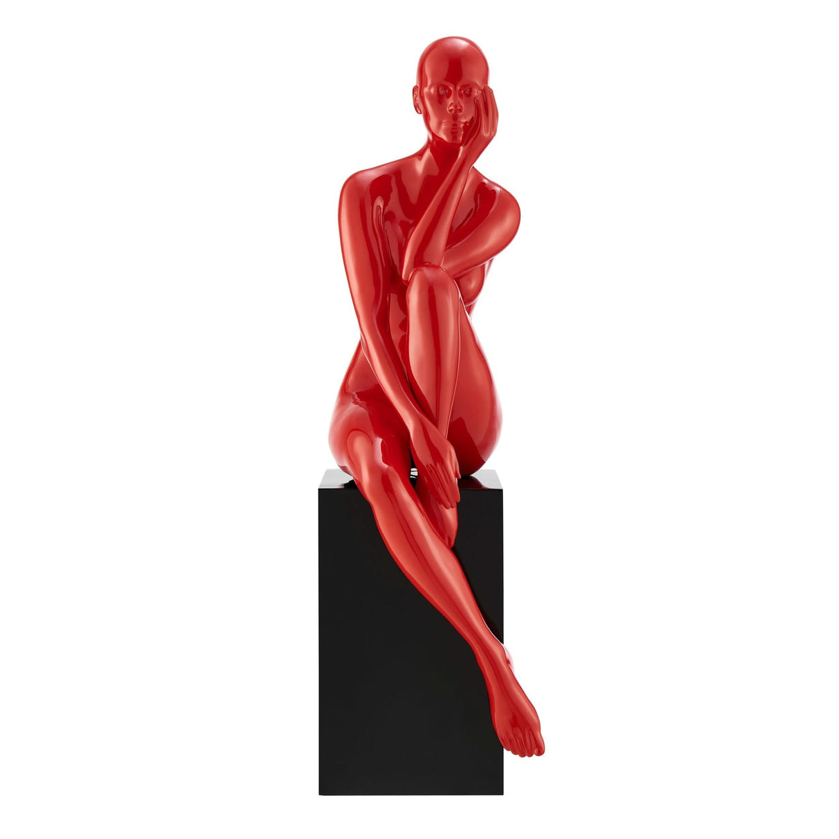 Escultura de muñeca Antonieta con base