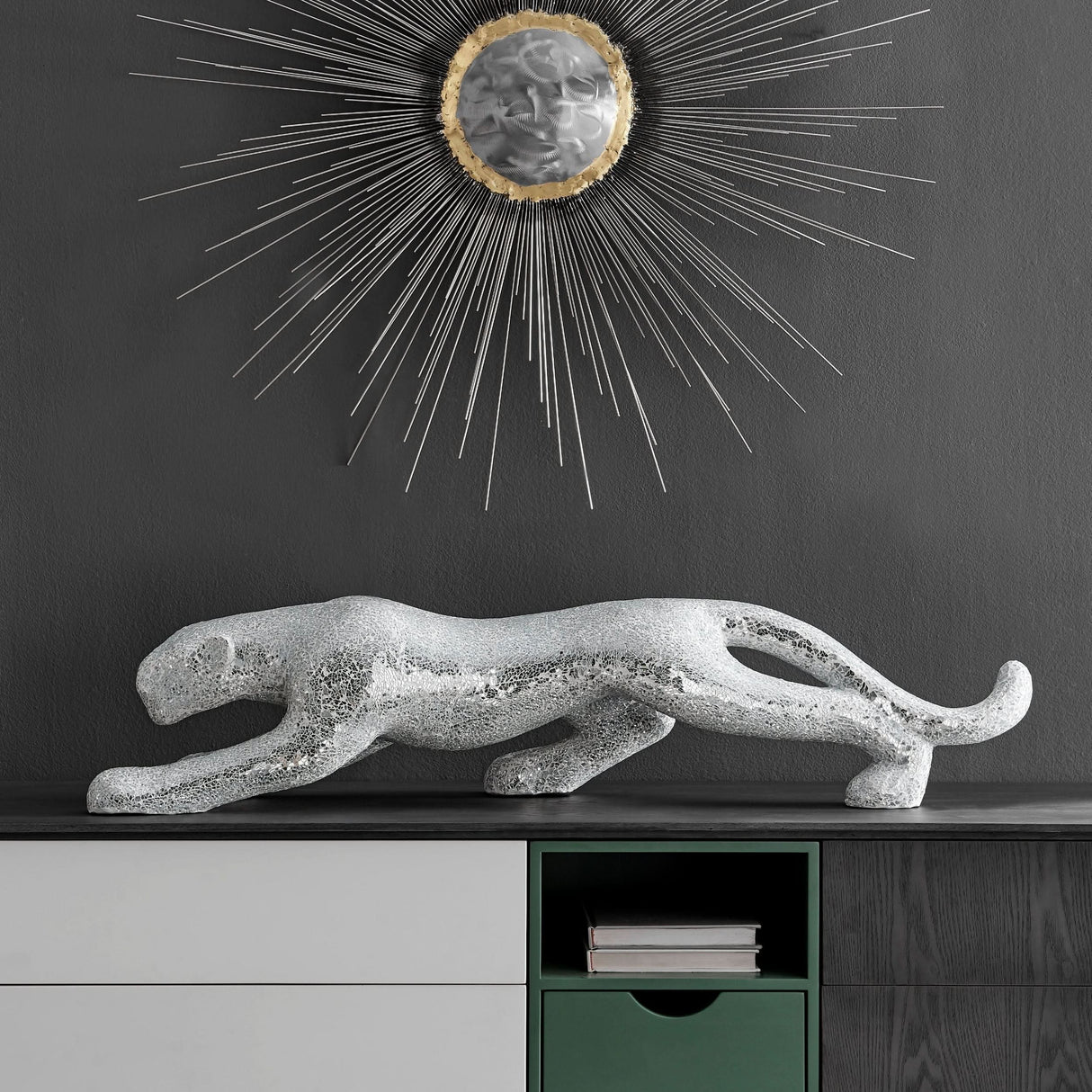 Escultura de pantera de Boli