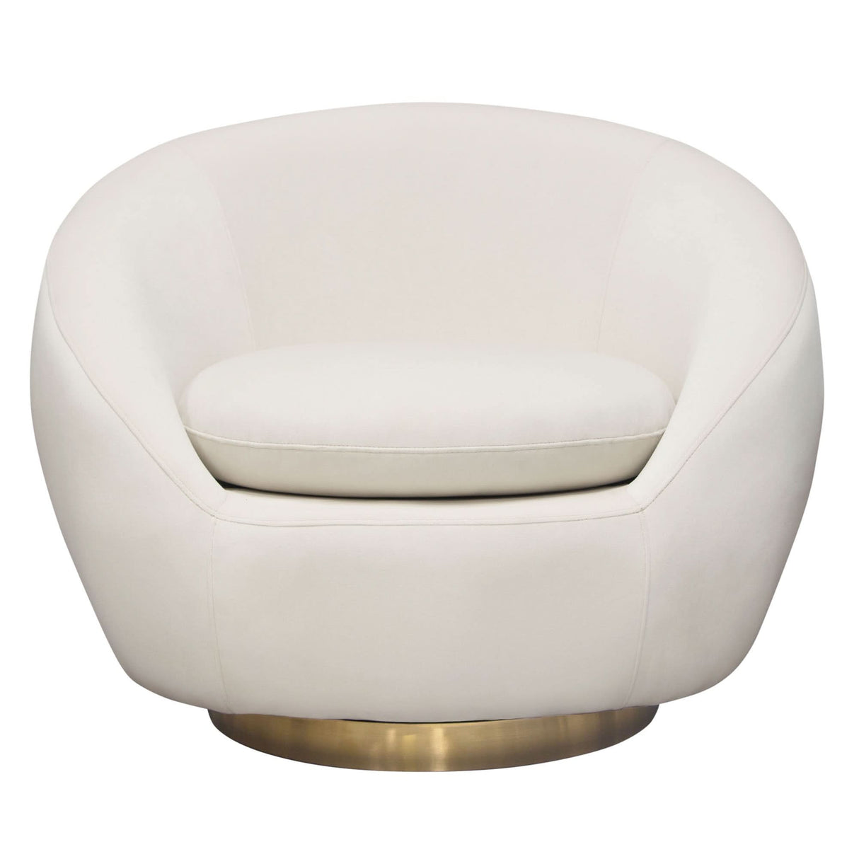 Sillón giratorio con acento Celine