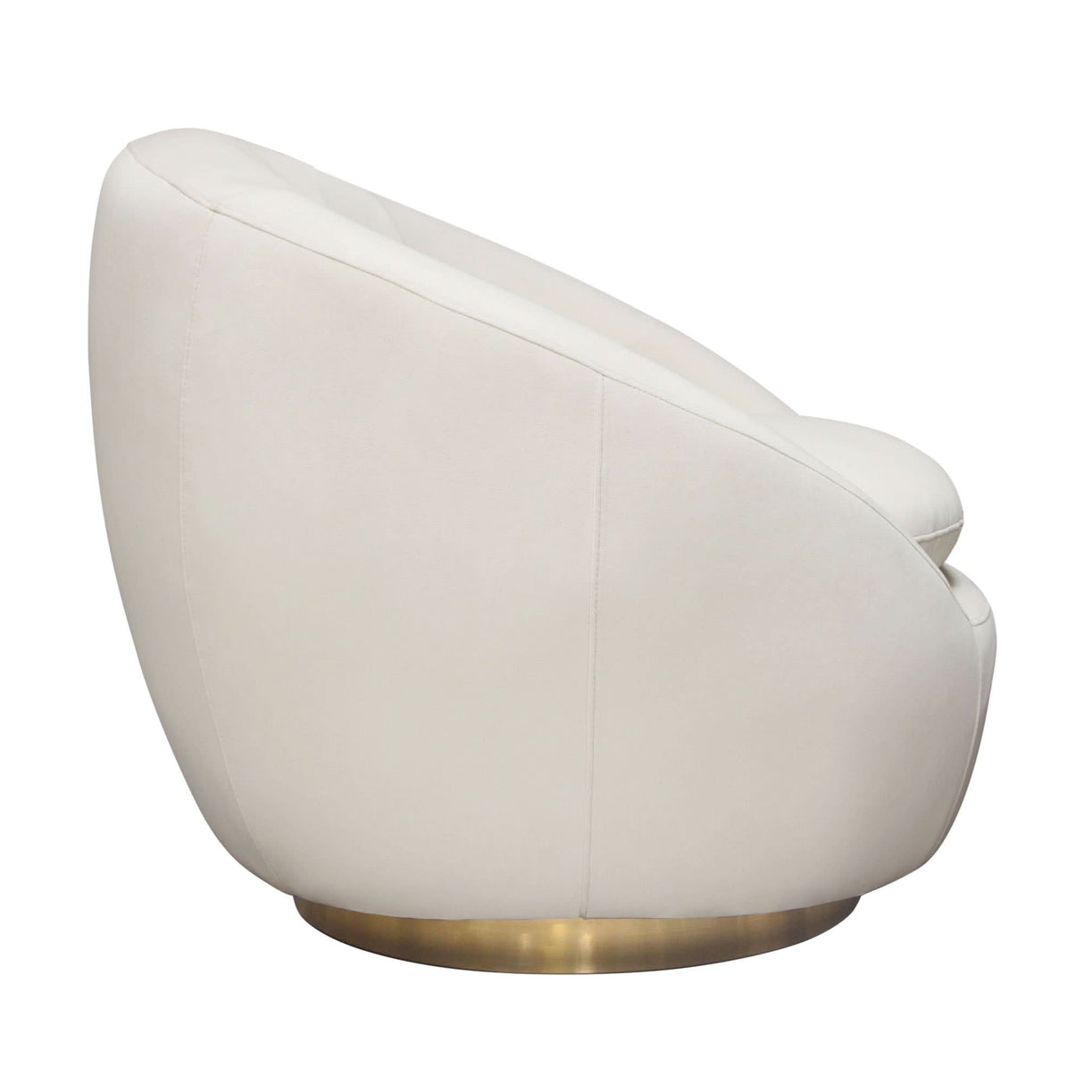 Sillón giratorio con acento Celine