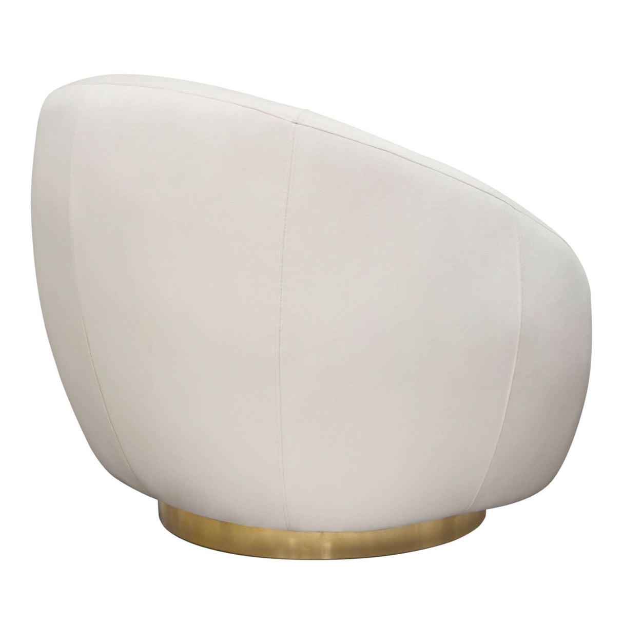 Sillón giratorio con acento Celine