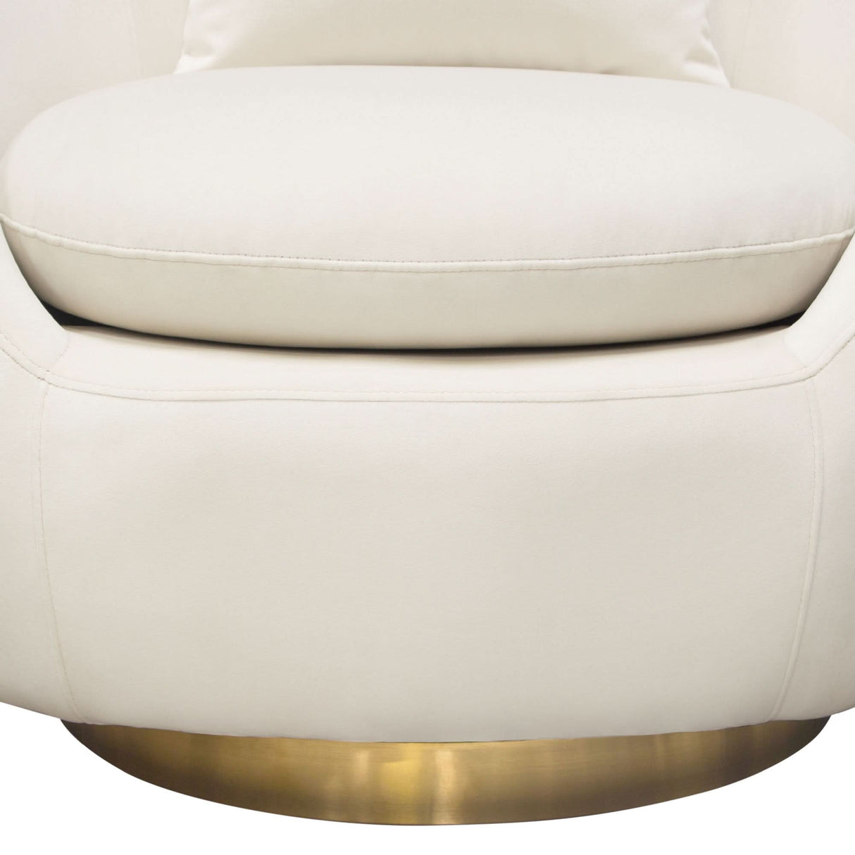 Sillón giratorio con acento Celine