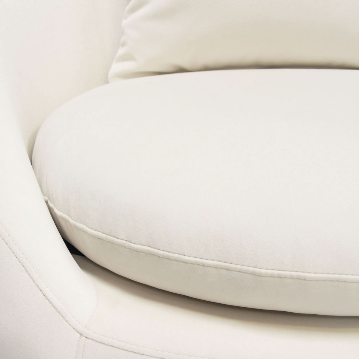 Sillón giratorio con acento Celine