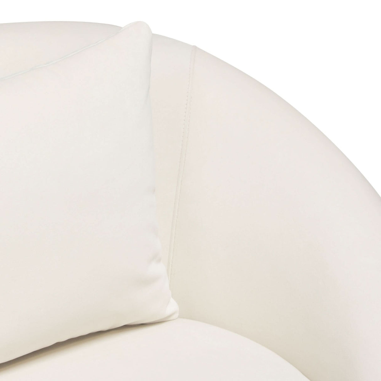 Sillón giratorio con acento Celine