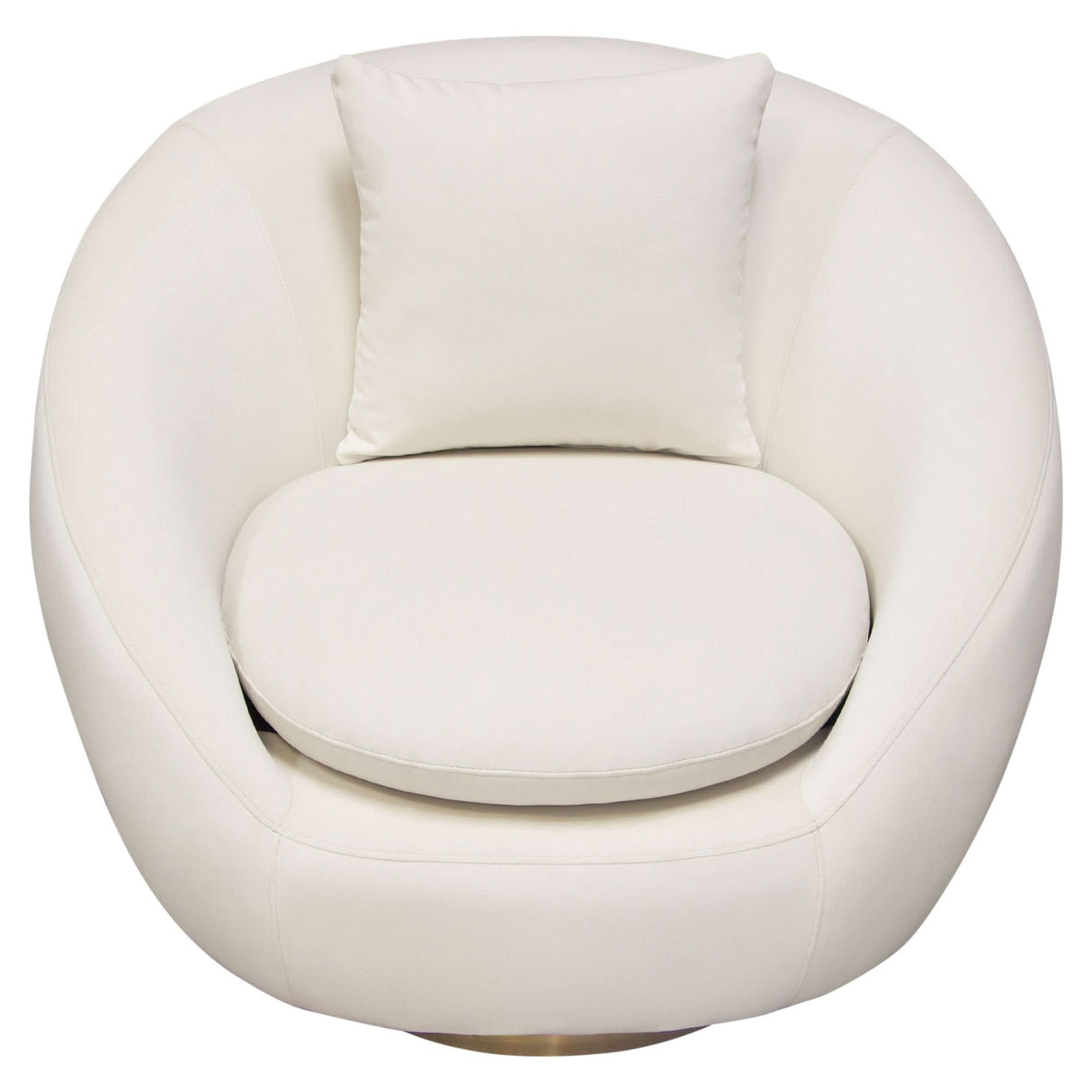 Sillón giratorio con acento Celine