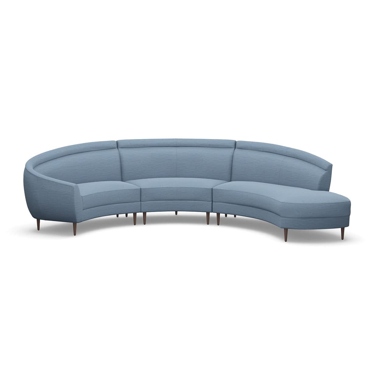 Chaise Capri de 3 piezas seccional