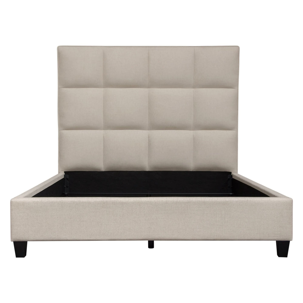 Cama capitoné con rejilla Devon