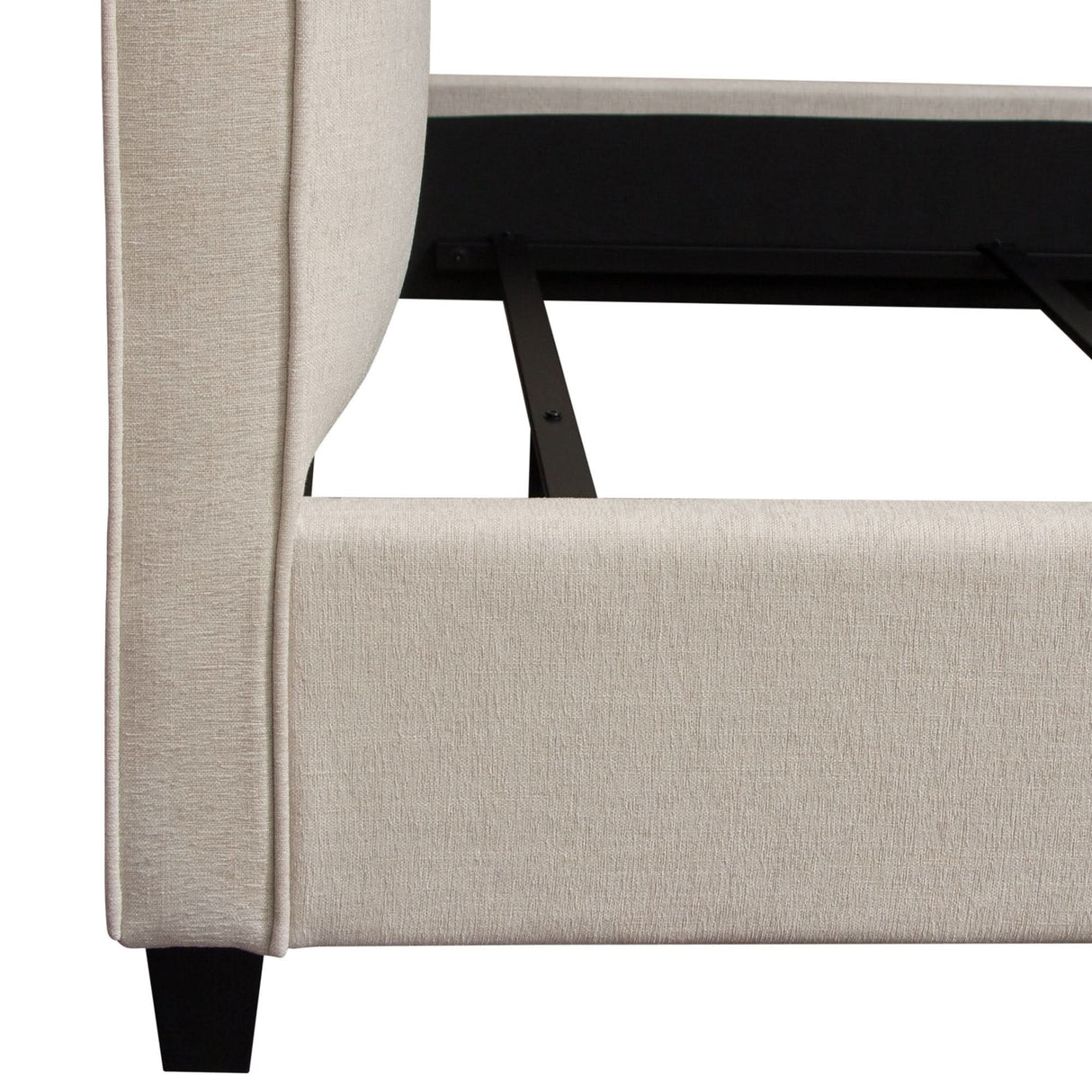 Cama capitoné con rejilla Devon