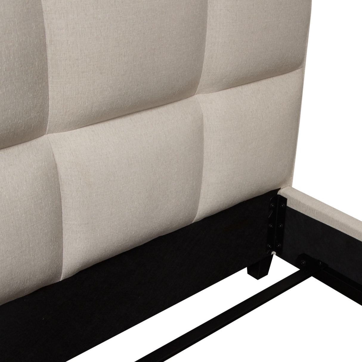 Cama capitoné con rejilla Devon