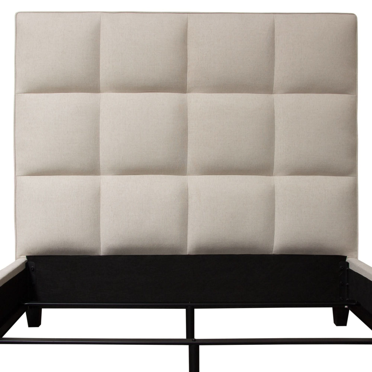 Cama capitoné con rejilla Devon