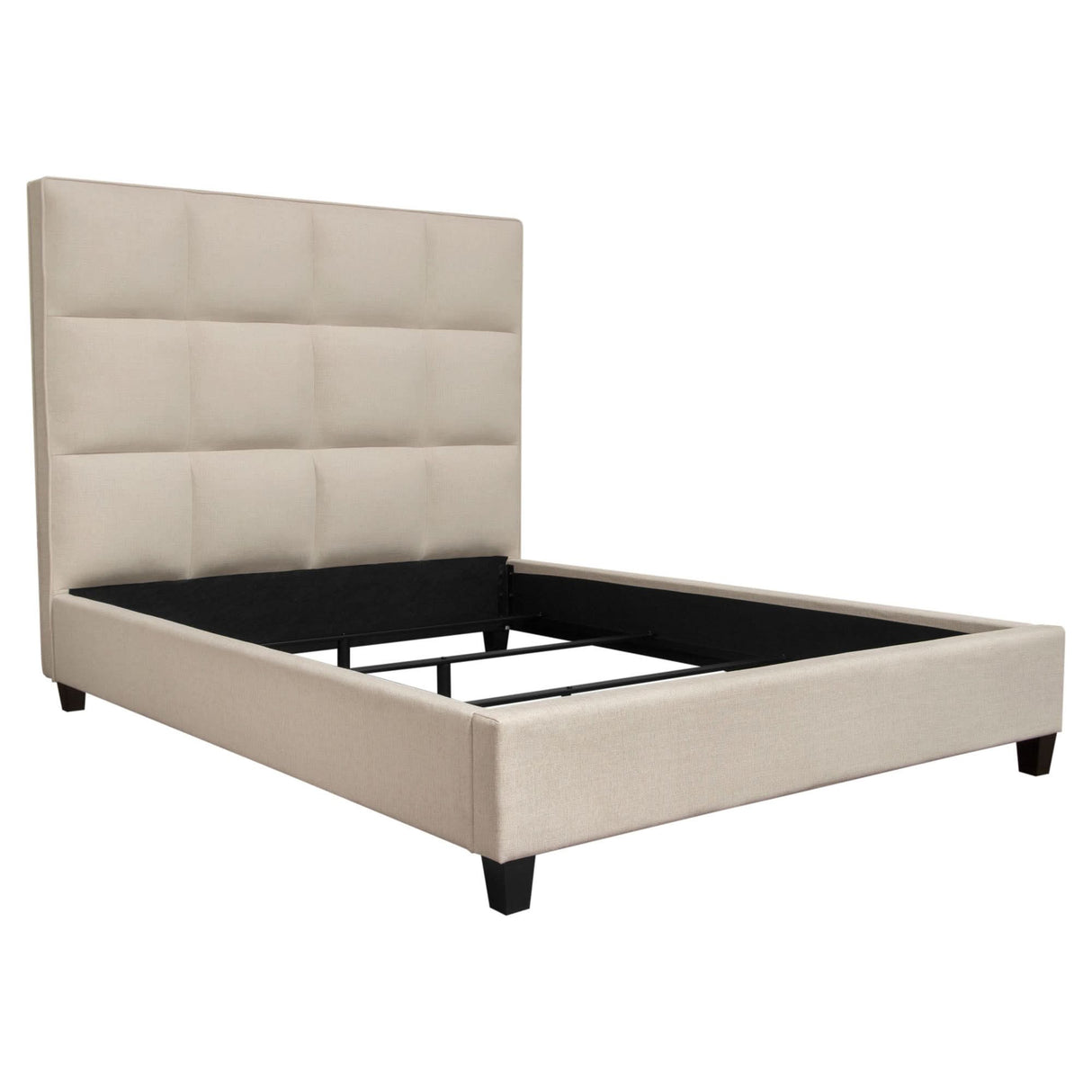 Cama capitoné con rejilla Devon