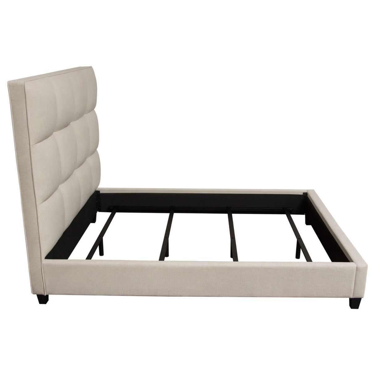 Cama capitoné con rejilla Devon