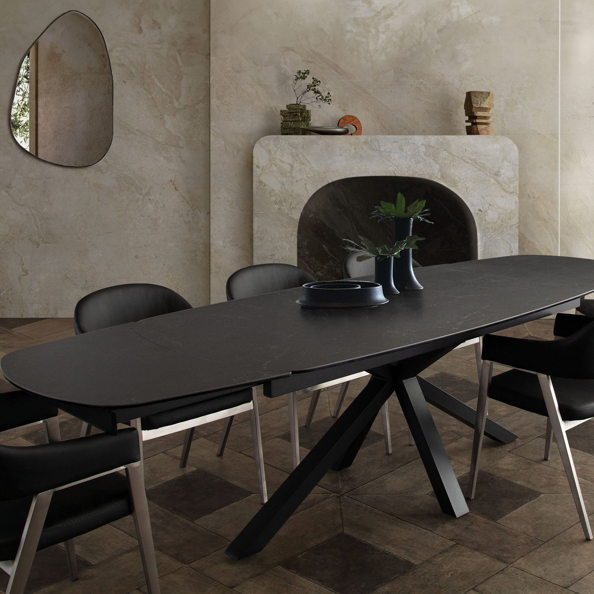 Mesa de comedor extensible Onyx