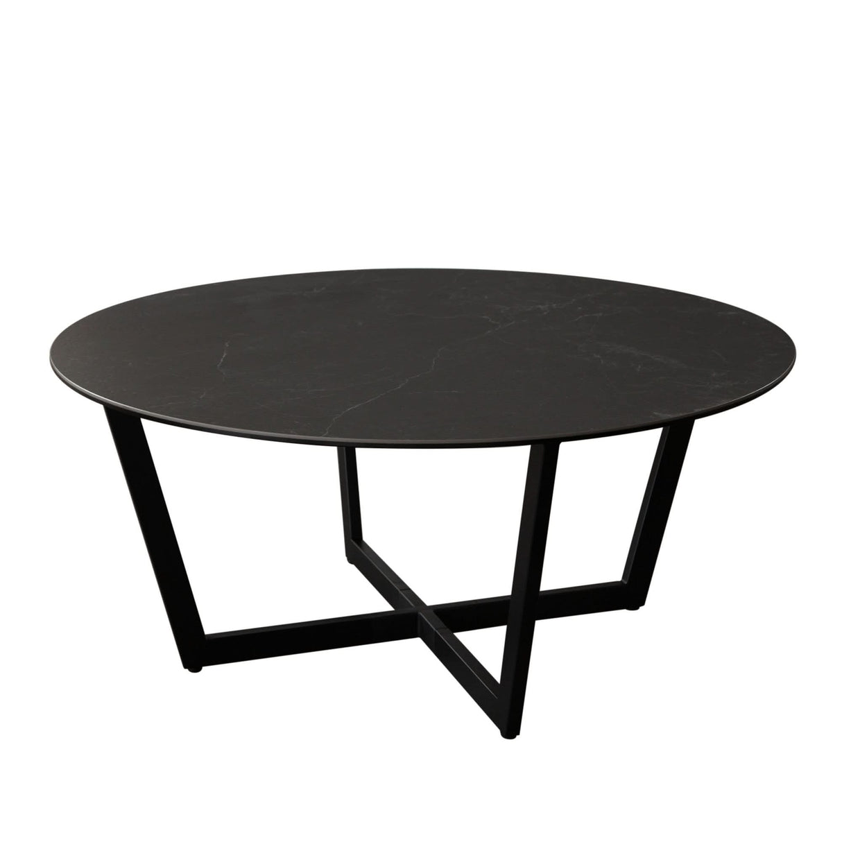 Mesa de cóctel redonda de ónix