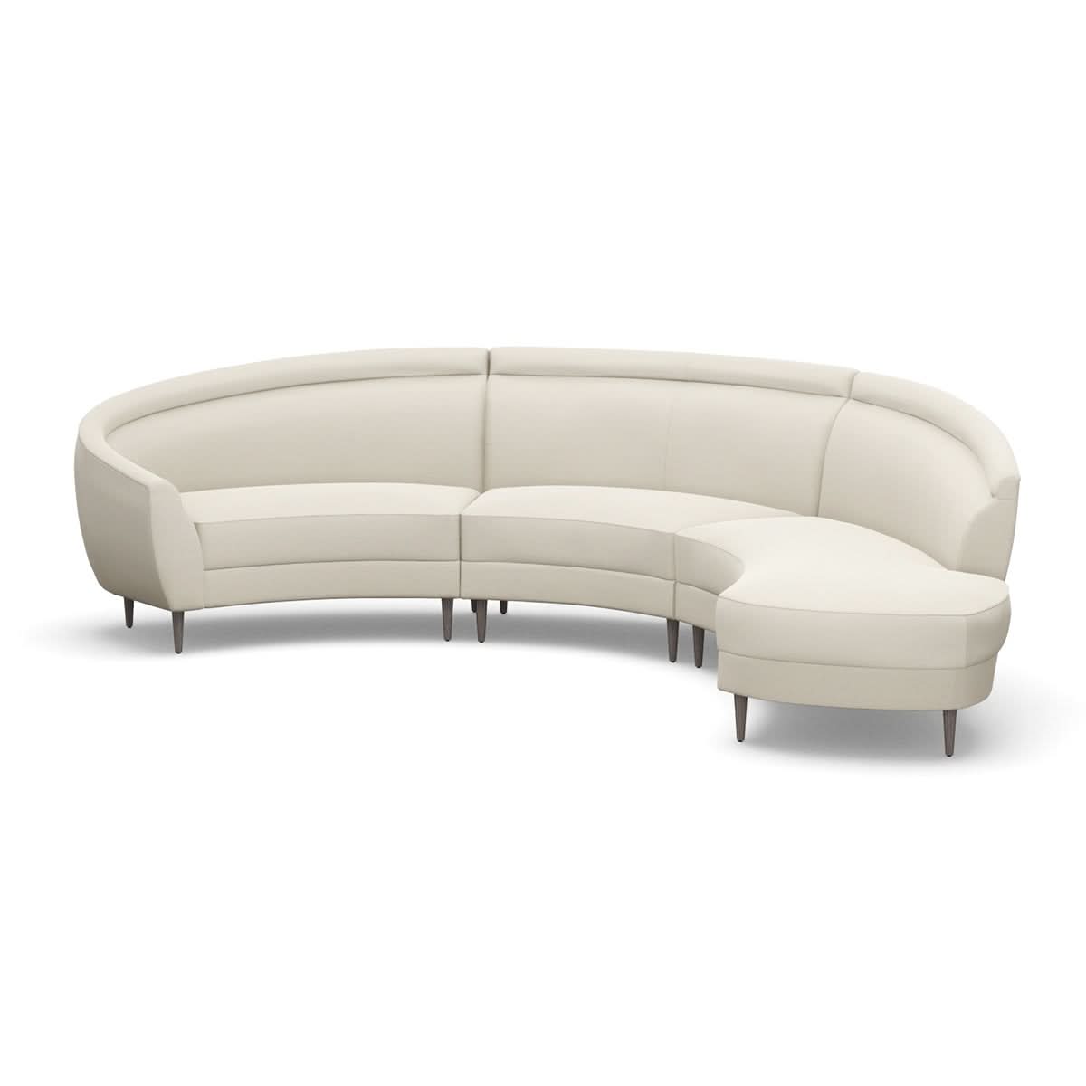 Chaise Capri de 3 piezas seccional
