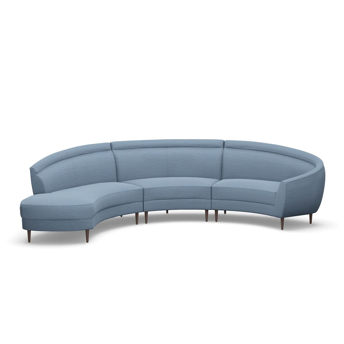 Chaise Capri de 3 piezas seccional