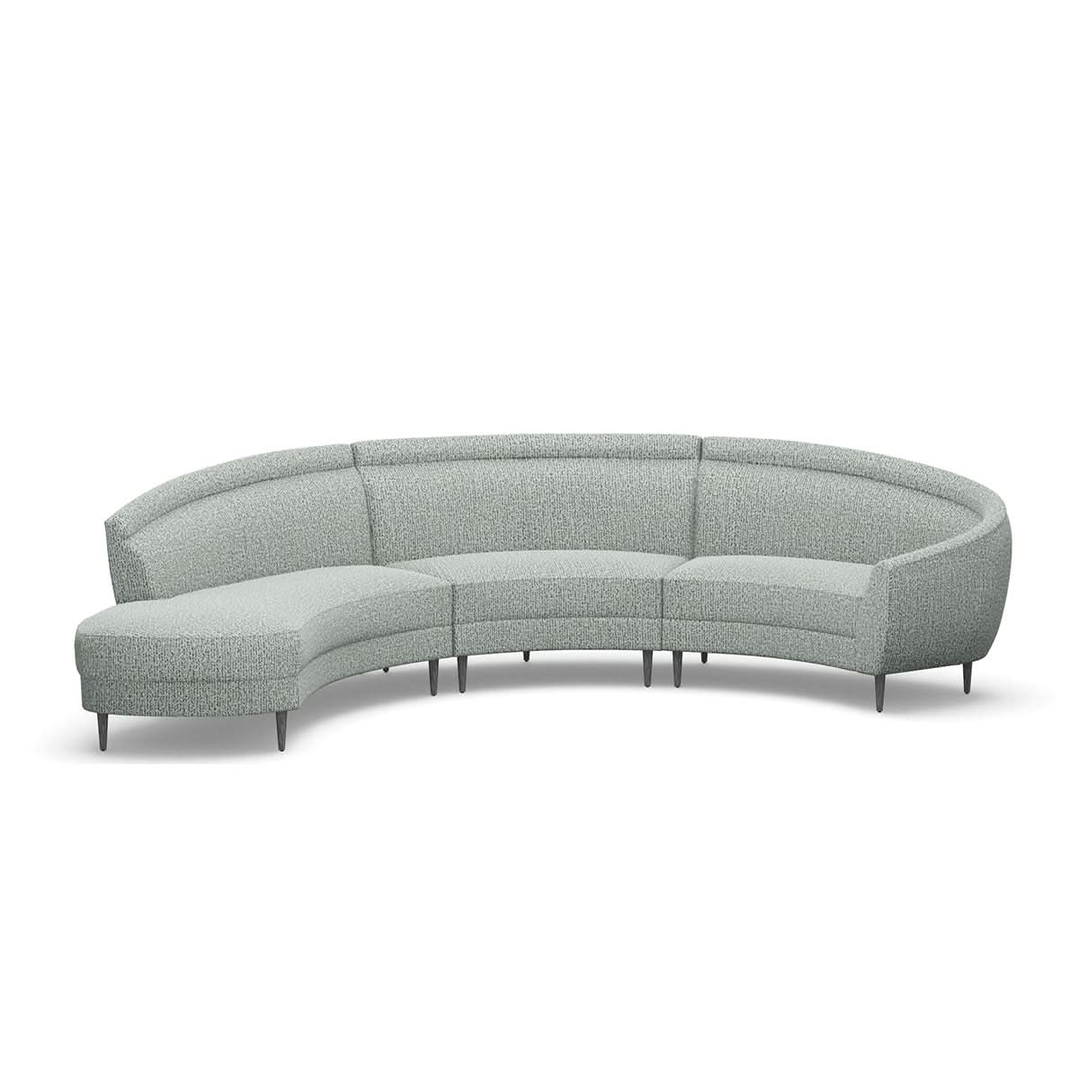 Chaise Capri de 3 piezas seccional
