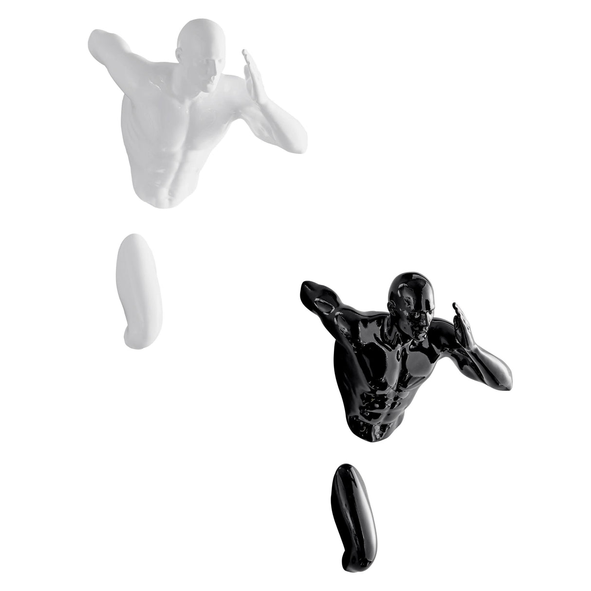 Wall Runners Sculptures (Set of 2)