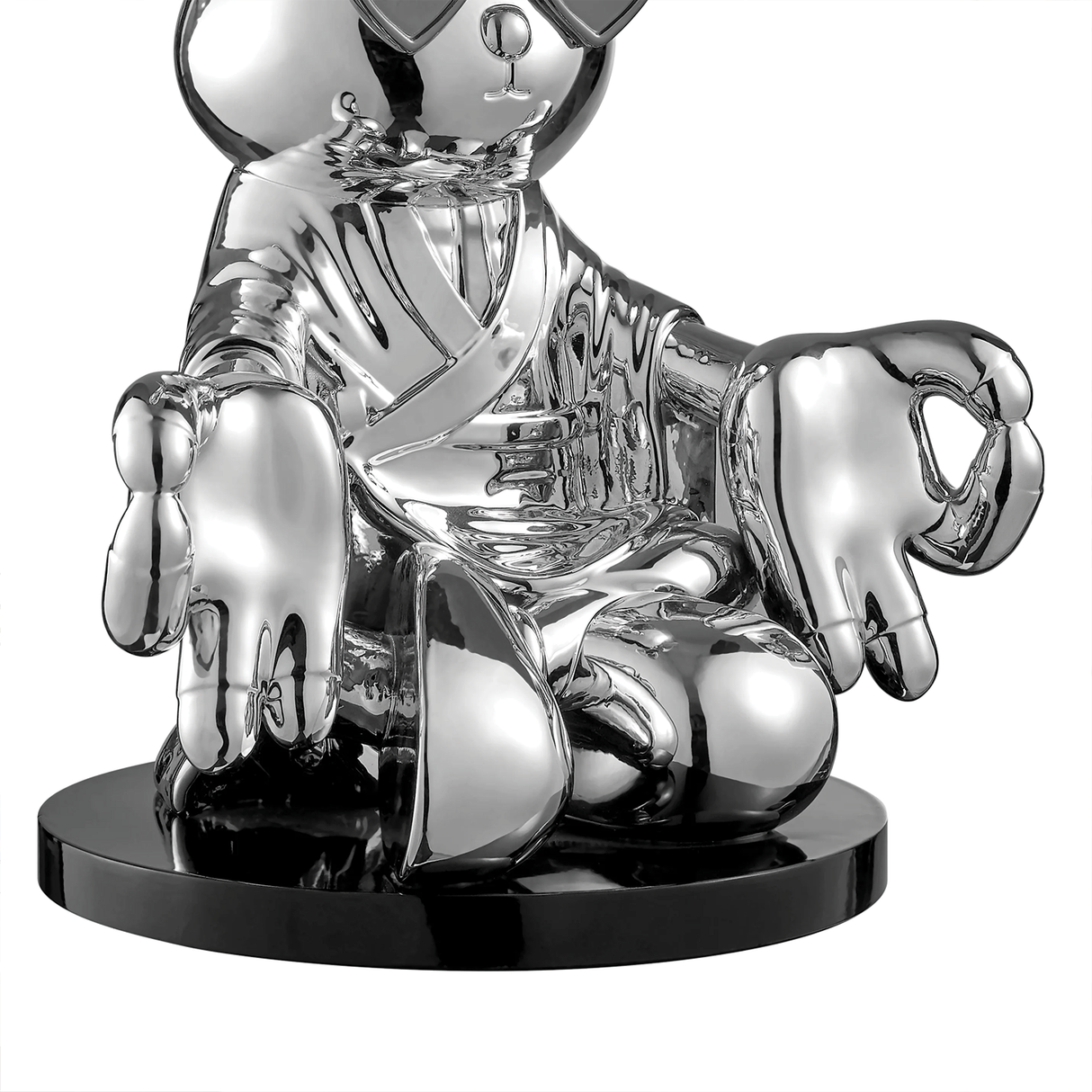 Sitting Rabbit With Tie And Glasses
