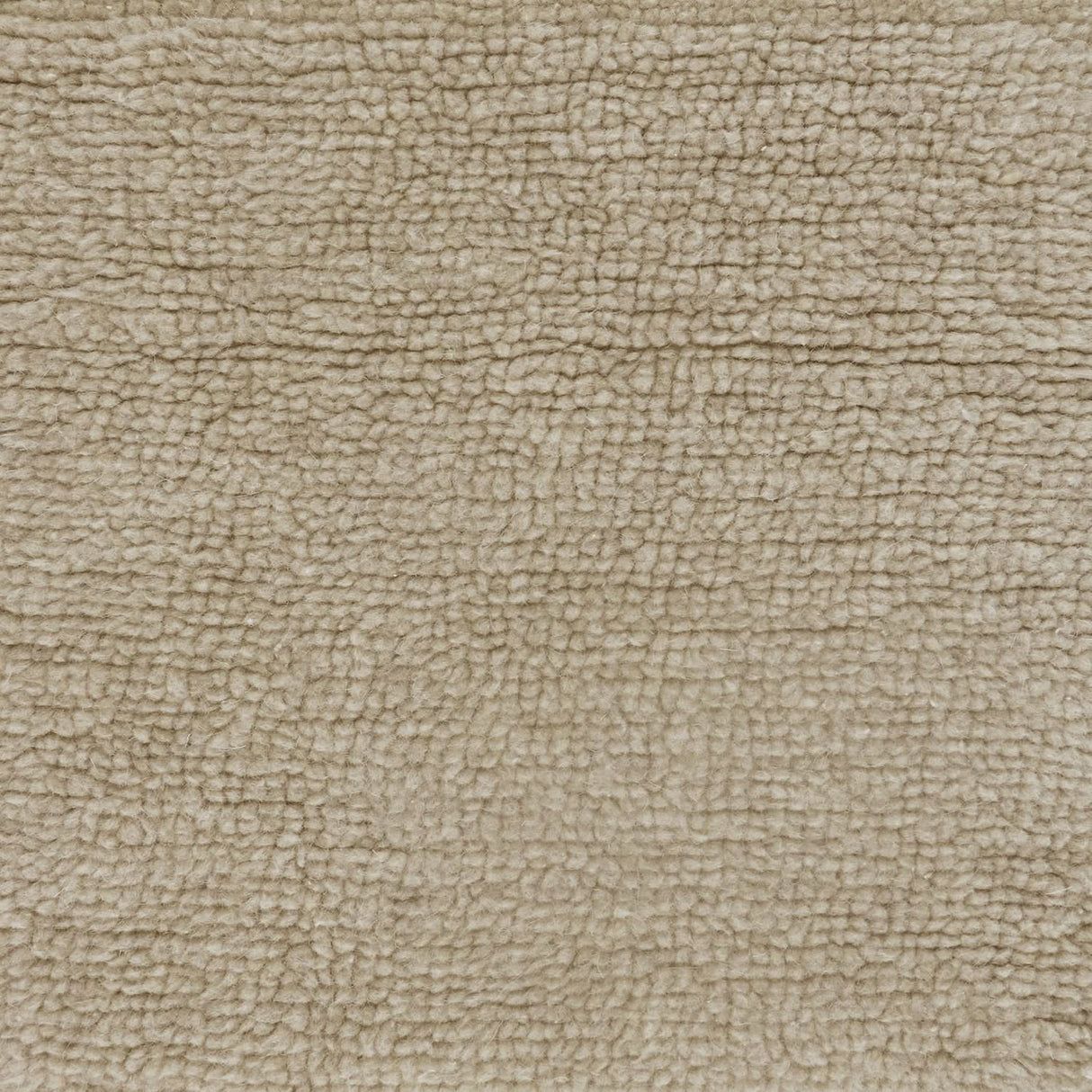 Alfombra de lana beige estepa