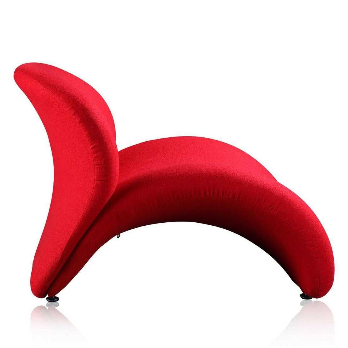 Sillón decorativo de mezcla de lana Rosebud