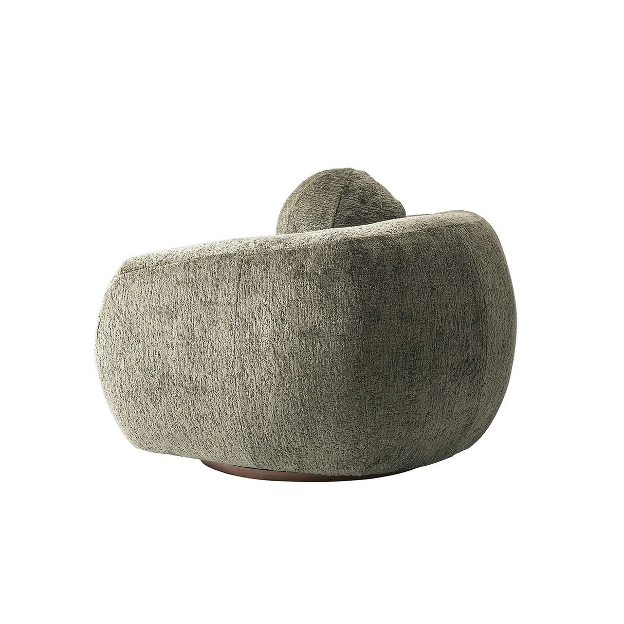 Sillón decorativo de chenilla Tribeca