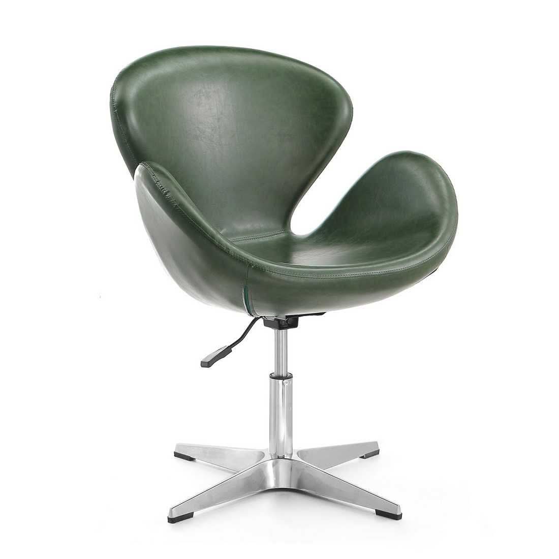 Silla giratoria ajustable color frambuesa