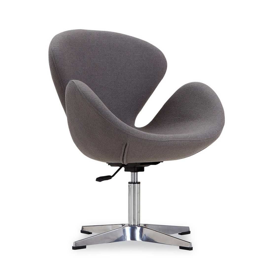 Silla giratoria ajustable color frambuesa