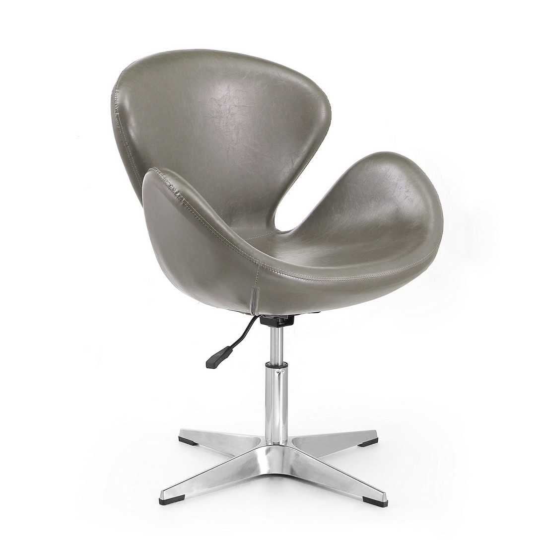 Silla giratoria ajustable color frambuesa