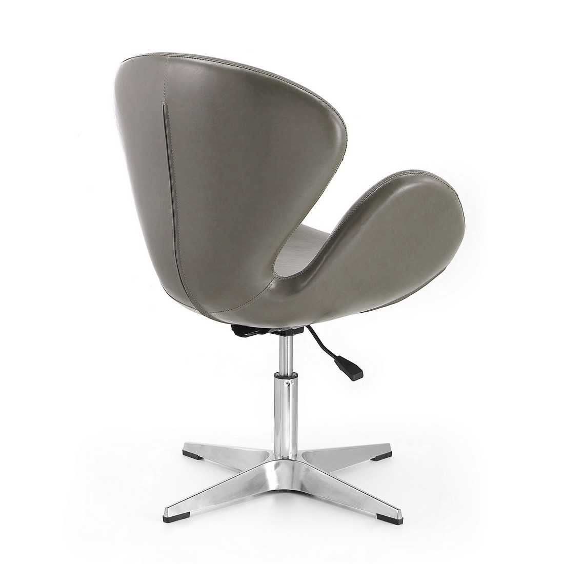 Silla giratoria ajustable color frambuesa
