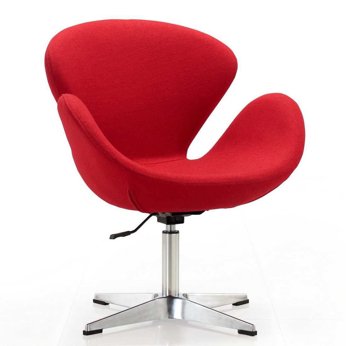 Silla giratoria ajustable color frambuesa
