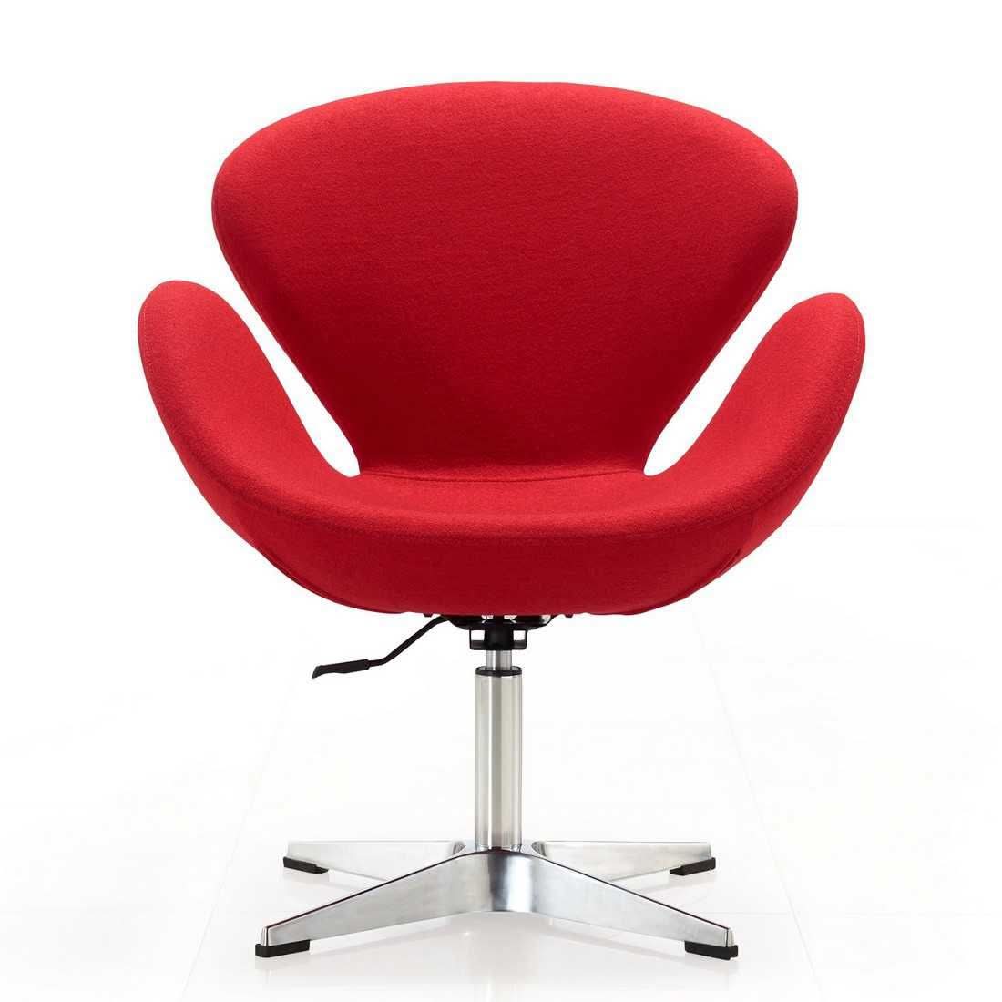 Silla giratoria ajustable color frambuesa
