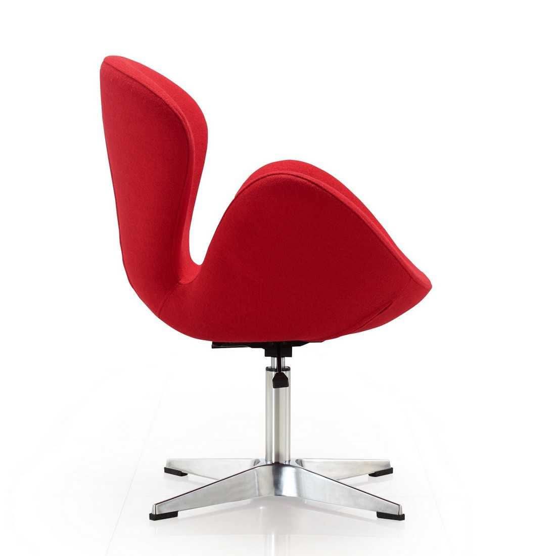 Silla giratoria ajustable color frambuesa
