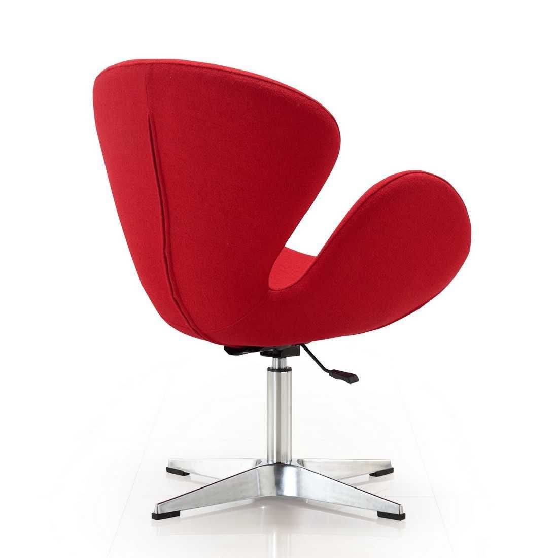 Silla giratoria ajustable color frambuesa