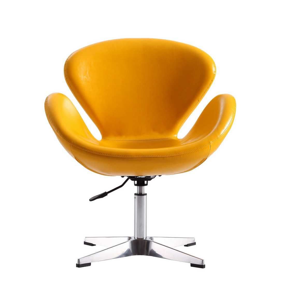 Silla giratoria ajustable color frambuesa