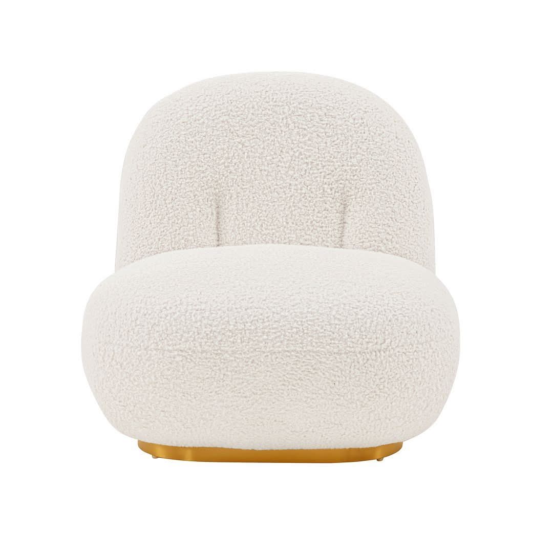 Sillón decorativo Edina Boucle