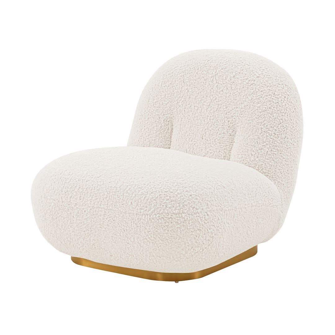 Sillón decorativo Edina Boucle