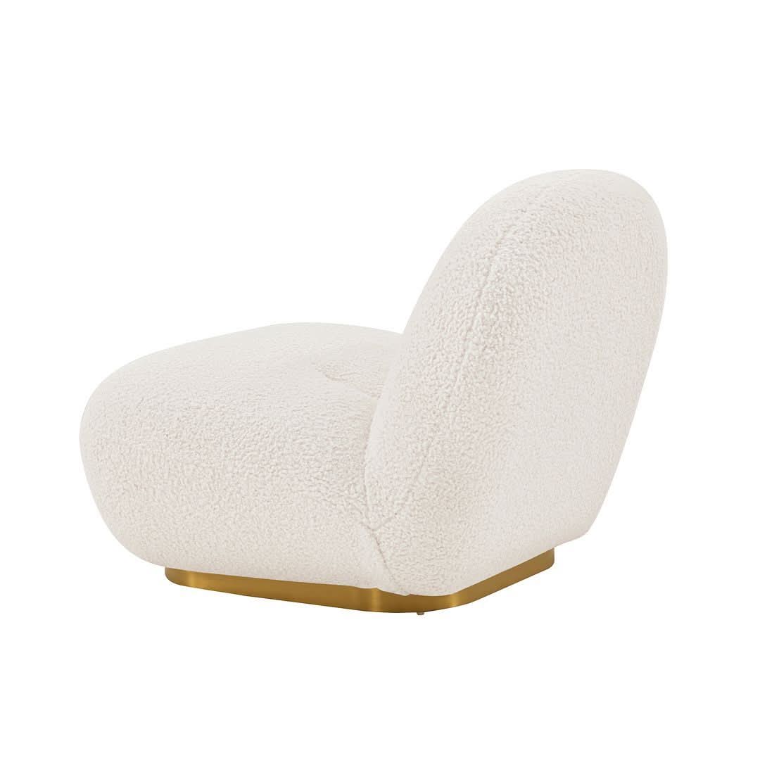Sillón decorativo Edina Boucle