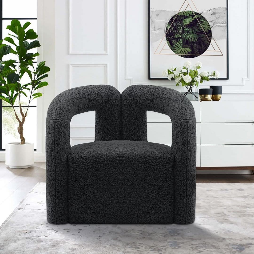 Silla decorativa Darian Boucle