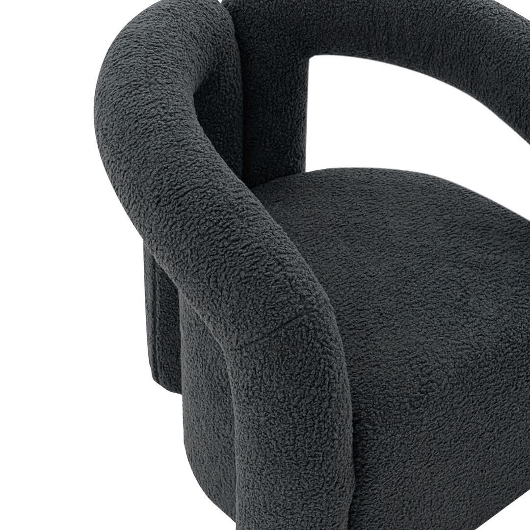 Silla decorativa Darian Boucle