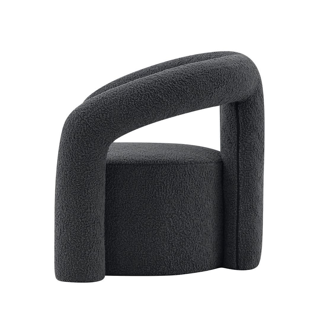 Silla decorativa Darian Boucle
