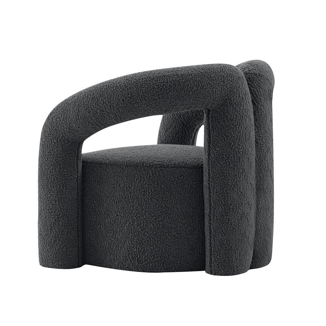 Silla decorativa Darian Boucle