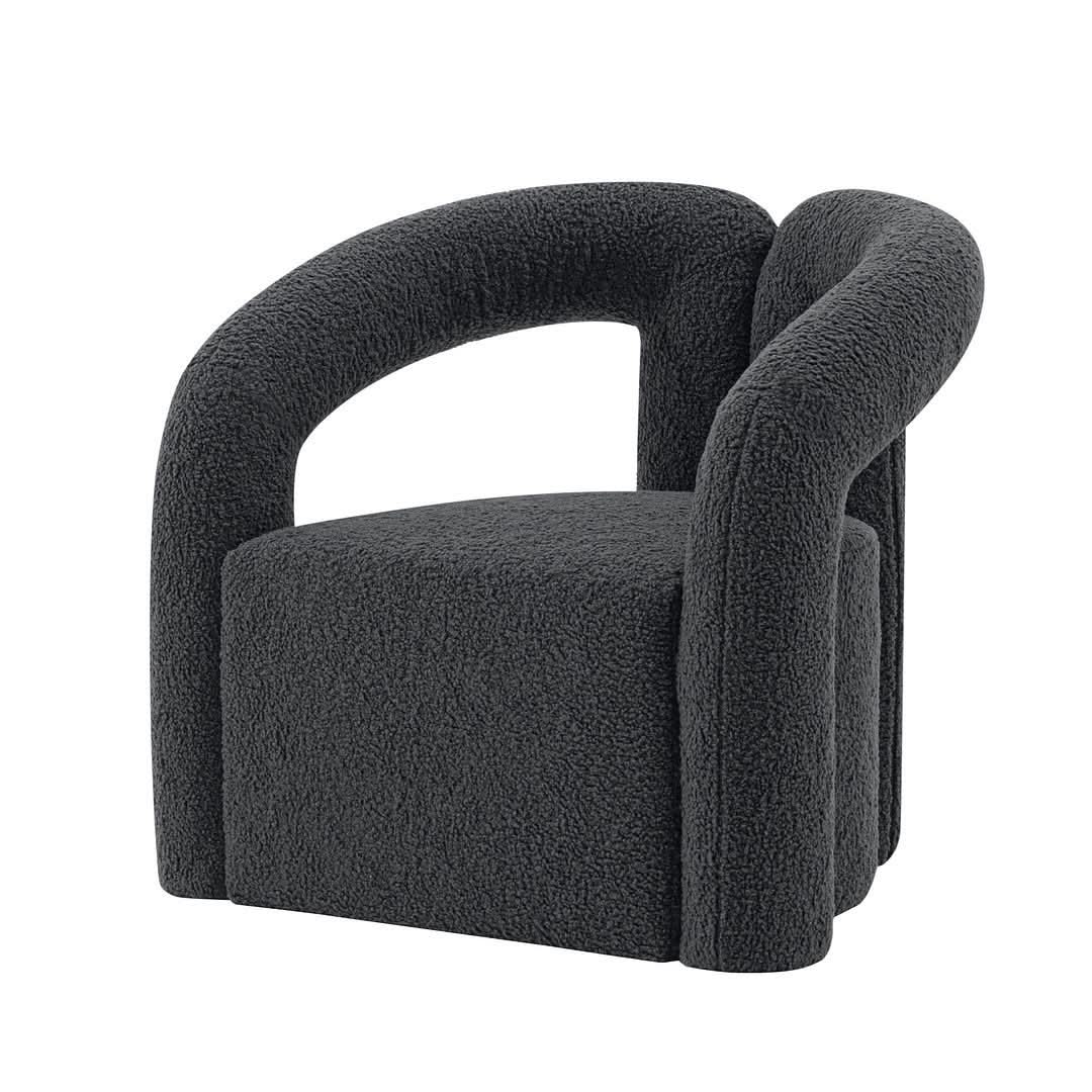 Silla decorativa Darian Boucle