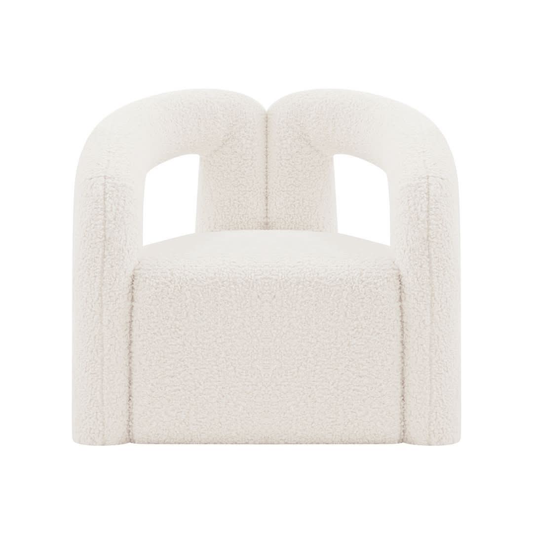 Silla decorativa Darian Boucle