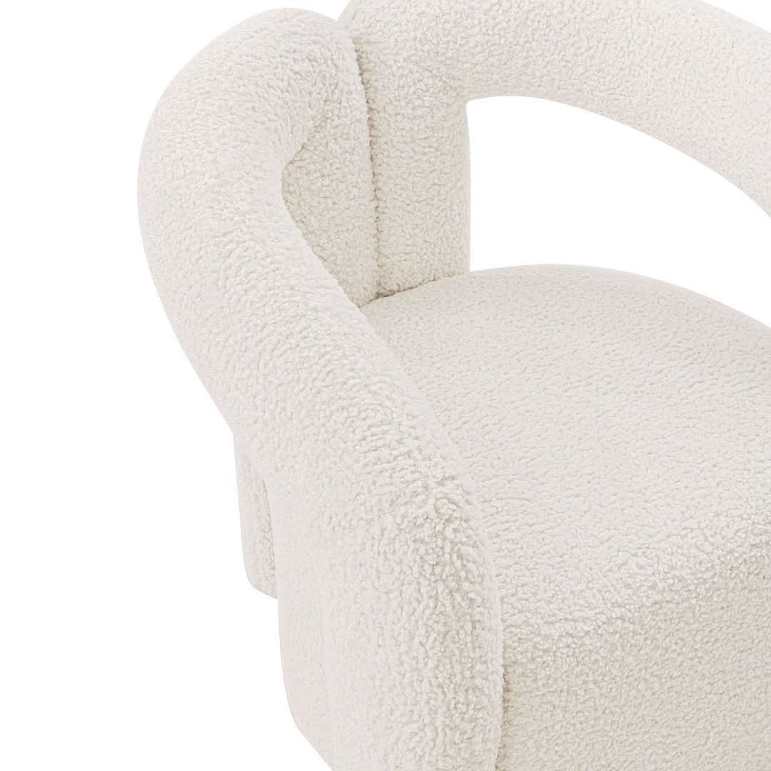Silla decorativa Darian Boucle