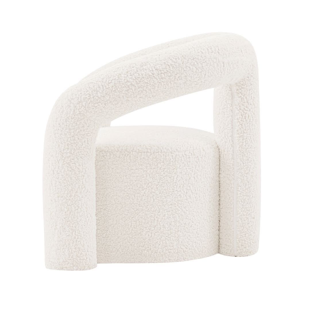 Silla decorativa Darian Boucle