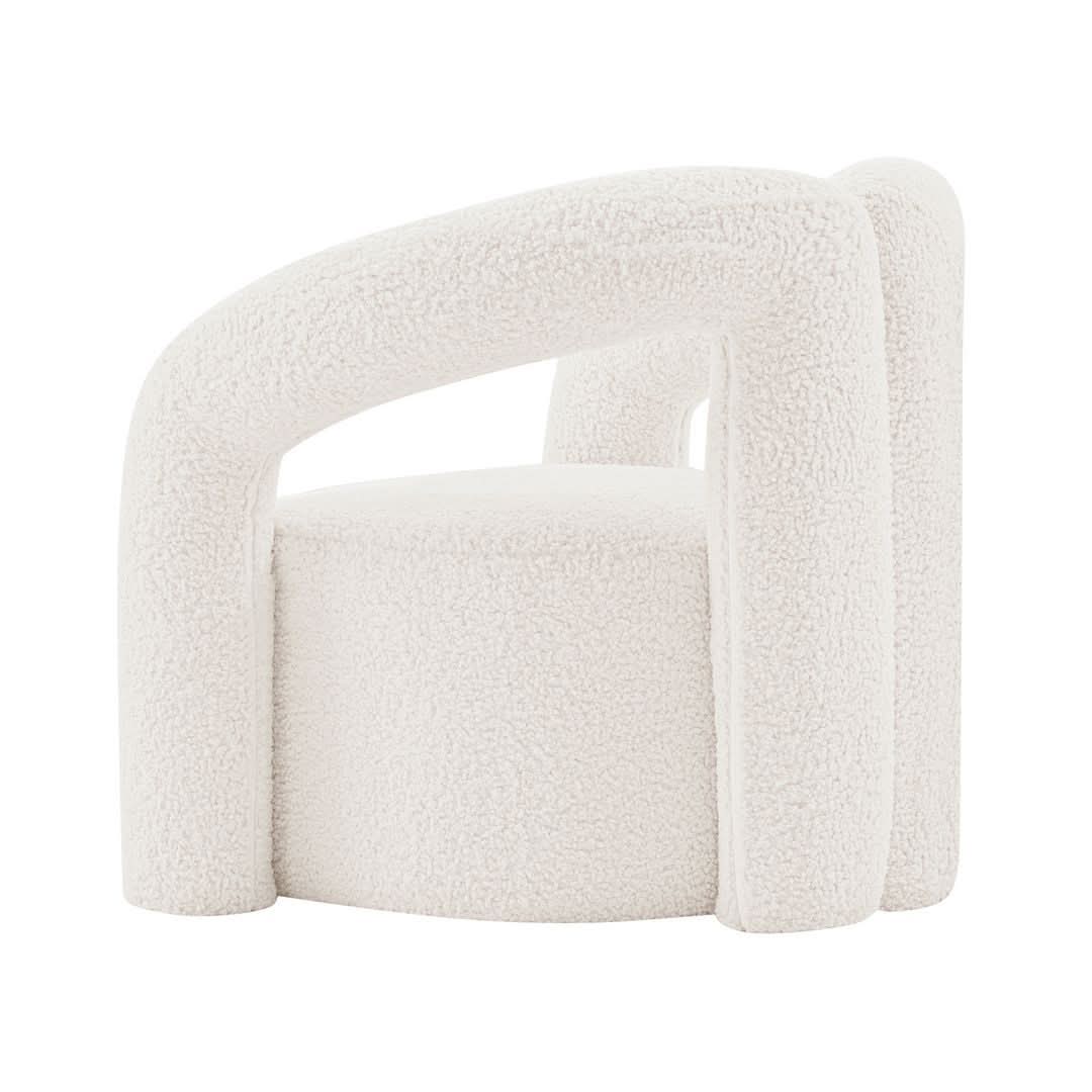 Silla decorativa Darian Boucle