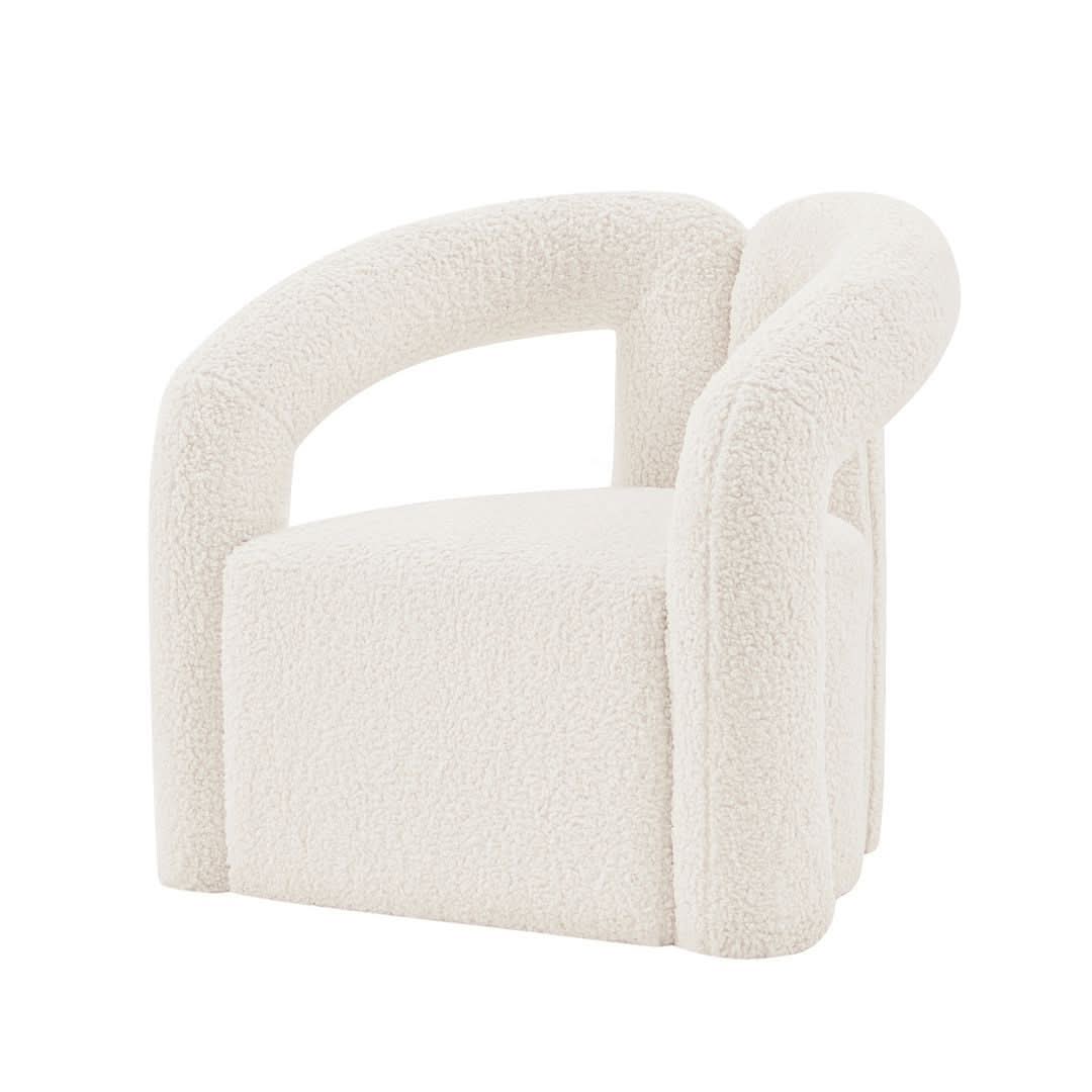Silla decorativa Darian Boucle