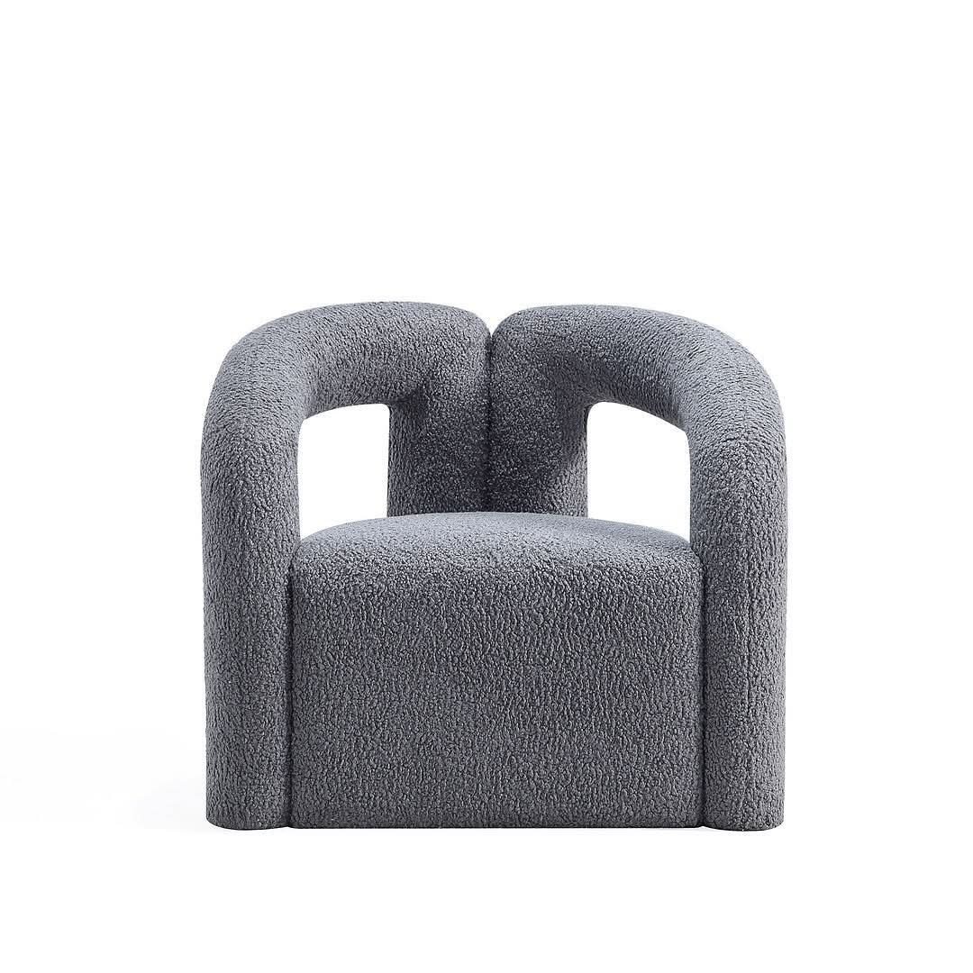 Silla decorativa Darian Boucle